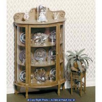 Dollhouse China Cabinet & Plant Stand F-170 (Kit)