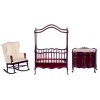 Bespaq Dollhouse "Sweet Home" Mahogany Nursery