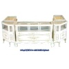 The Emporium Showcases in White