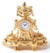 Sale $5 Off - Dollhouse Gold Mantle Clock