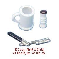 (&sect;) Sale .50&cent; Off - Dollhouse Vintage Shaving Set