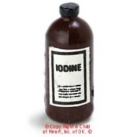 (&sect;) Sale .20&cent; Off - Dollhouse Iodine Bottle