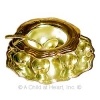 Dollhouse Gold Punch Bowl Set