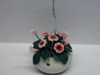 &sect; Sale $1 Off - Dollhouse Pink Hanging Flower