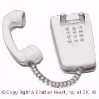 Sale $1 Off - Push Button Wallphone