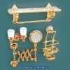 Sale $4 Off - Deluxe Brass Bathroom Accessory Set