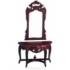 Mahogany Mirror & Console