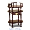 3 Shelf Oval Telephone Table