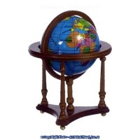 Mahogany Floor Model Globe