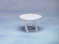 Dollhouse Wood Patio Table - White