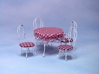 Dollhouse 5 pc Ice Cream Parlor Set