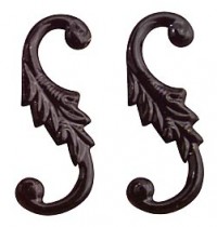 Black S-Hooks for Shutters