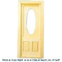 Victorian Oval Glass Door