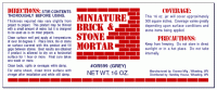 (&sect; ) Mini Brick Mortar 16 oz. - Gray