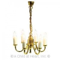 &sect; Disc $14 Off - Dollhouse 6 Arm Chandelier