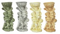 Cherub Dollhouse Birdbath