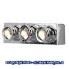 3 Light Strip Light - Chrome