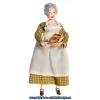 Barbara Porcelain Dollhouse Doll in Green