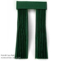 (&sect;) Sale $3 Off - Dark Green Single Drape