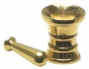 Brass Dollhouse Mortar and Pestle Set