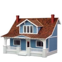 - NEW - Dollhouse Craftsman Bungalow (Kit)