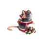 Dollhouse Mouse with X-mas Ribbon