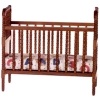 - New - Dollhouse Walnut Crib