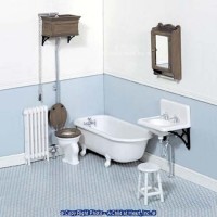 Dollhouse Complete Victorian Bathroom (Kit)