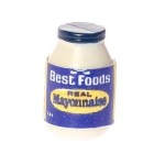 (*) Dollhouse Best Foods Mayonnaise Bottle