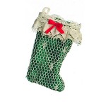 () Dollhouse Christmas Stocking- Choice of Color &amp; Style -
