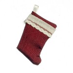 () Dollhouse Christmas Stocking- Choice of Color &amp; Style -