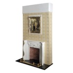 (*) Dollhouse Fireplace Chimney Kit