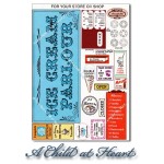 (&amp;sect;) Disc .50&amp;cent; Off - Dollhouse Ice Cream Parlor Signs