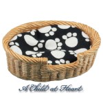 (*) Dollhouse Oval Pet Basket - Large