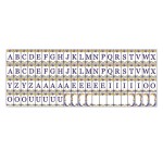 (*) Dollhouse Tile House Letters or Numbers
