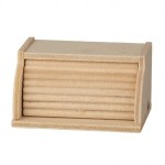 (*) Dollhouse Wooden Bread Box