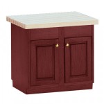 (*) Painted Island with Butcher Block Top- Choice of Color -
