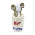 Sale $1.50 Off - Country Spoon Jar w/ Utensils