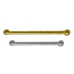 (*) Dollhouse 1" or 1-1/2" Towel Bar(s)- Choice of Finish -