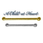(*) Dollhouse 1" or 1-1/2" Towel Bar(s)- Choice of Finish -