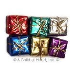 () Disc $2 Off - 6 Small Dollhouse Foil Wrapped Gifts
