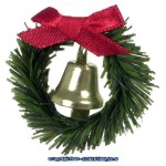 Dollhouse Wreath with Bell
