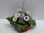 Dollhouse Hanging White &amp; Lavender Lilies