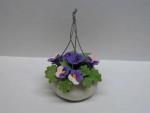 &amp;sect; Sale $1 Off - Hanging Purple &amp; Pink Pansies