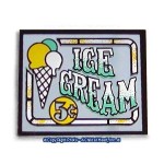&amp;sect; Disc .60&amp;cent; Off - Dollhouse Ice Cream Sign (Mirror)