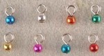 (*) Dollhouse 8 pc Tiny Jewel Tone Ornaments