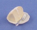Single Slice of Cake with Fork