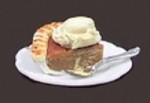 Dollhouse Pie Slice Ala-Mode- Choice of Flavors -