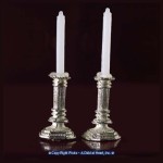 (&amp;sect;) Disc $3 Off - Set of Elaborate Silver Candlesticks