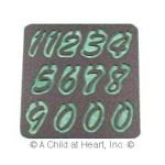(&amp;sect;) Disc .50&amp;cent; Off - Dollhouse Black House Numbers